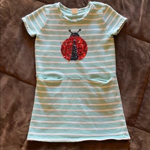 Gymboree ladybug sequin dress